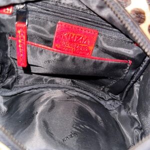 Krizia ponyhair / leather satchel bag